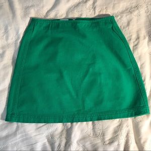 BDG Kelly Green Mini Skirt